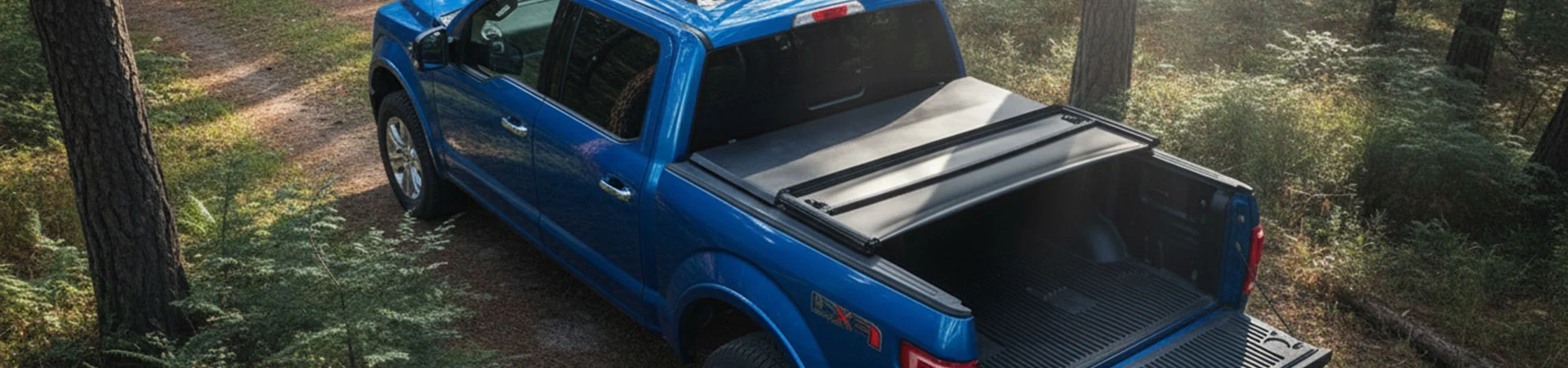 Soft Vinyl Tri-Lipatan Tonneau Cover