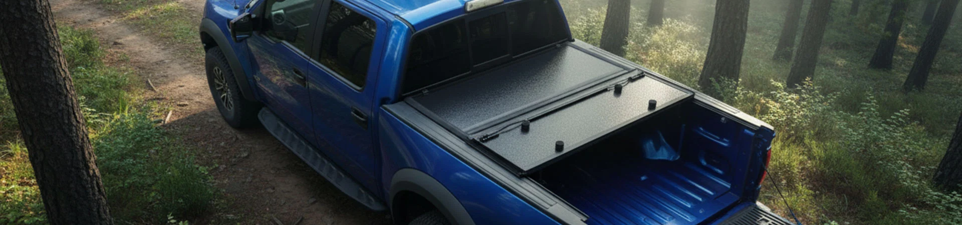 Low Profile Hard Tri-melu Tonneau Cover