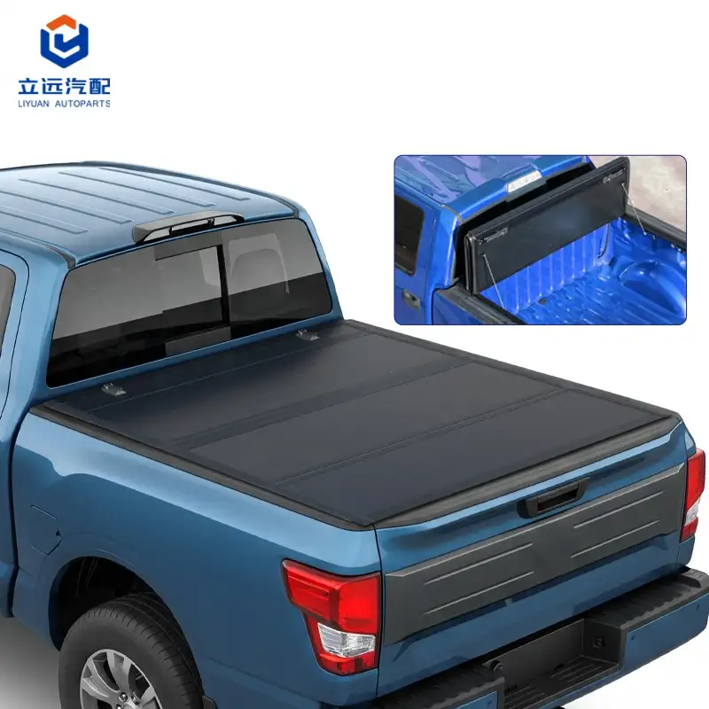Napa Tutup Tonneau Hard Quad-Fold Low Profile Dadi Upgrade Pilihan kanggo Truk Pickup Nissan?