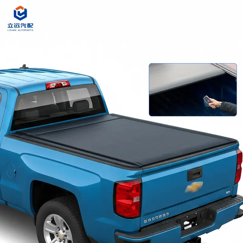 Electric Hard Aluminium Retractable Tonneau Cover kanggo Chevrolet Dodge