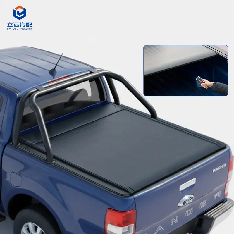 Listrik Hard Aluminium Retractable Tonneau Cover kanggo Ford Jeep