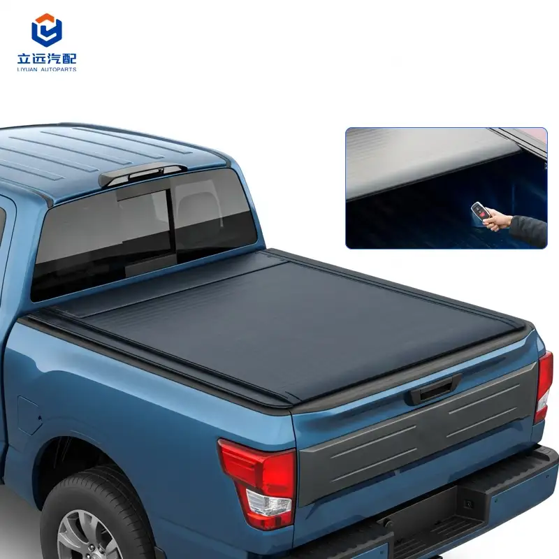 Electric Hard Aluminium Retractable Tonneau Cover kanggo Nissan Mitsubishi