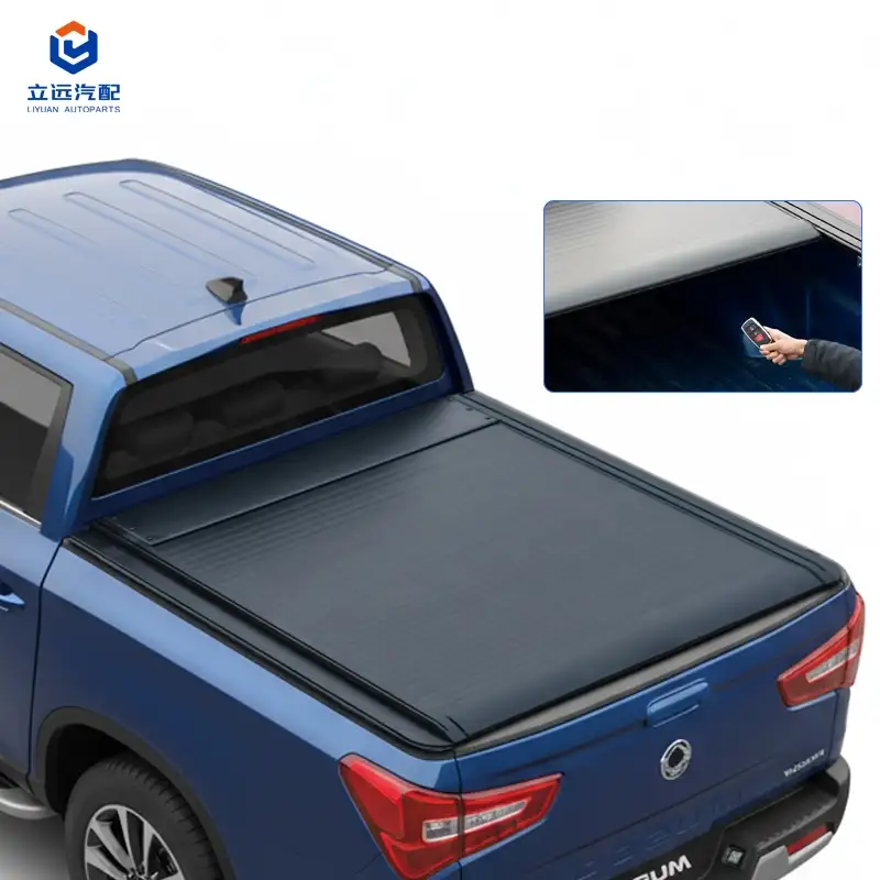 Electric Hard Aluminium Retractable Tonneau Cover kanggo Ssangyong