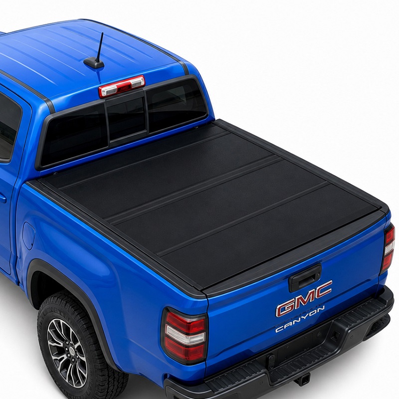 Low Profile Hard kotak-melu Tonneau Cover kanggo GMC Canyon
