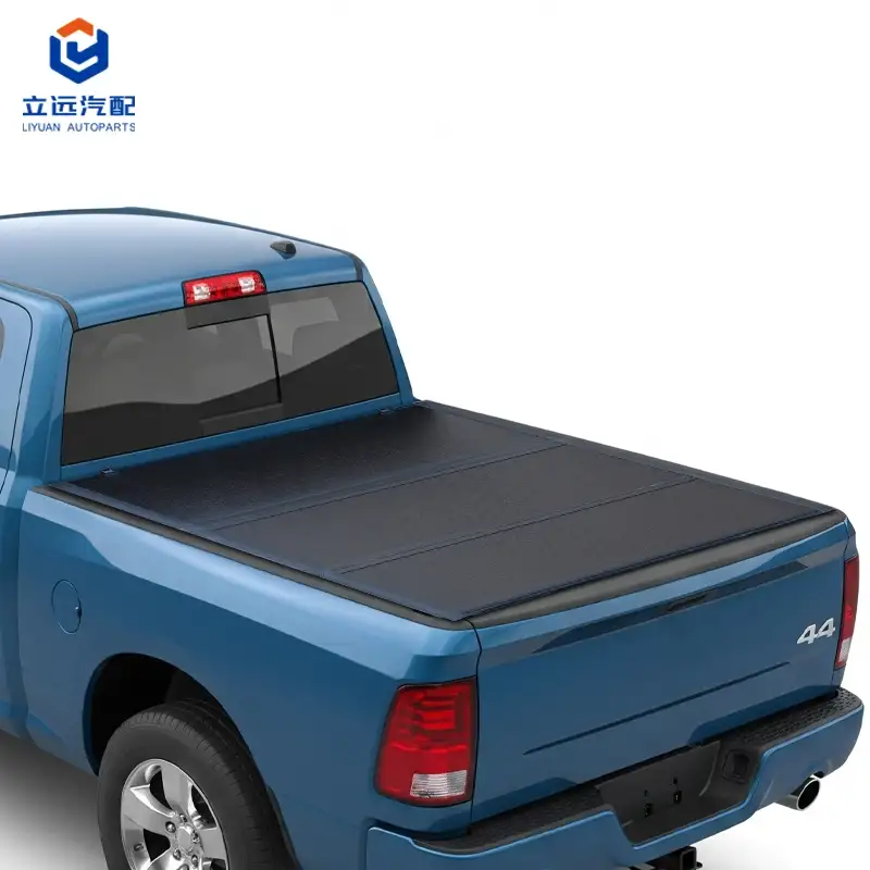 Low Profile Hard Tri-melu Tonneau Cover kanggo Dodge Ram
