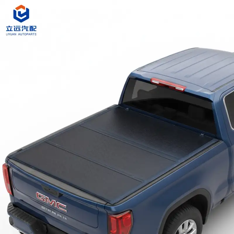 Low Profile Hard Tri-melu Tonneau Cover kanggo GMC