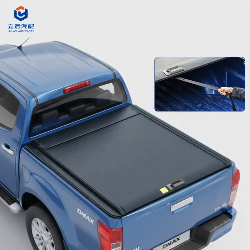 Manual Hard Aluminium Retractable Tonneau Cover kanggo Isuzu