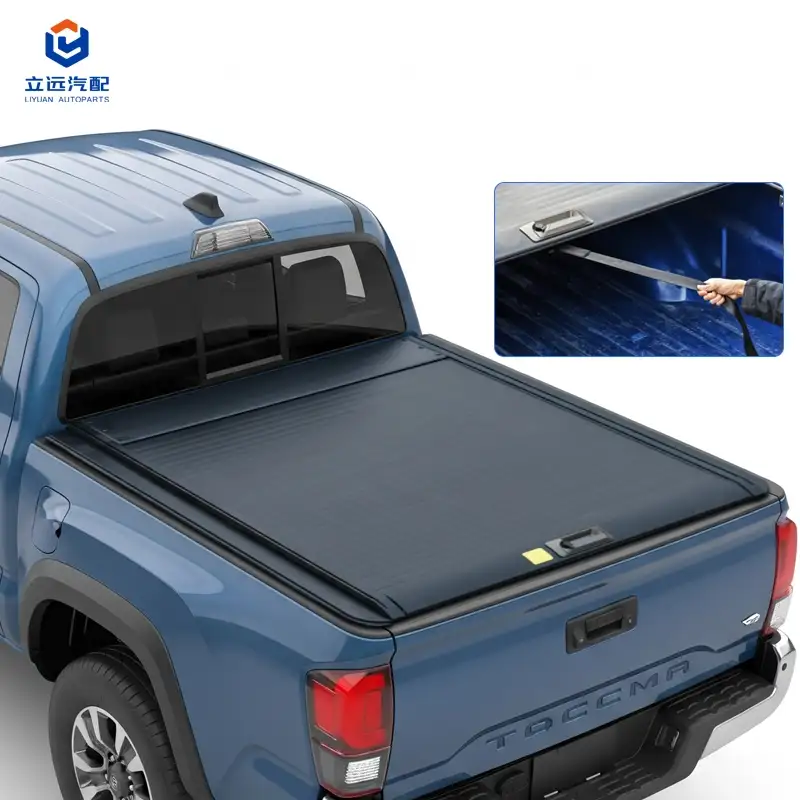 Manual Hard Aluminium Retractable Tonneau Cover kanggo Toyota