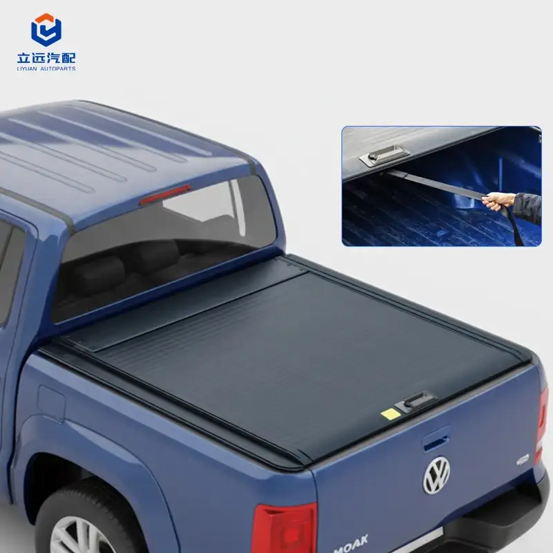 Manual Hard Aluminium Retractable Tonneau Cover kanggo Volkswagen