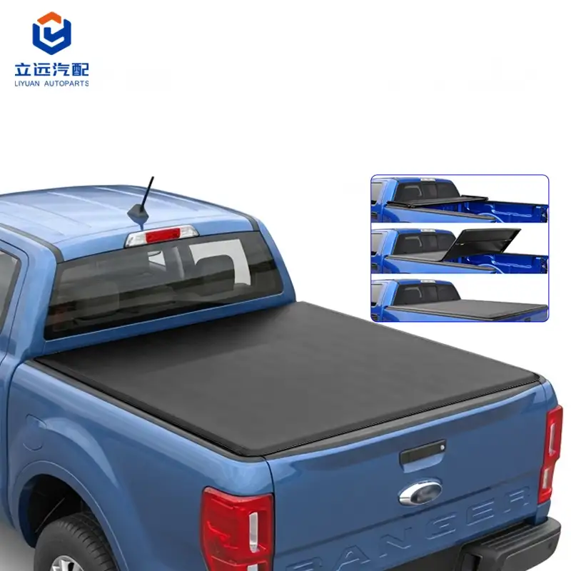 Soft Vinyl Tri-Fold Tonneau Cover kanggo Ford Lincoln